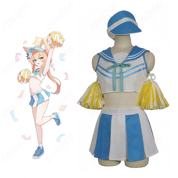ブルーアーカイブ 伊落マリー チアガール 衣装 コスプレ衣装-1