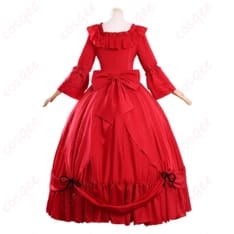 スカーレット・エル・ヴァンディミオンの気品を纏う コスプレ衣装｜上品で写真映えする令嬢ドレス - 3枚目の画像（サムネイル）