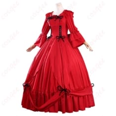 スカーレット・エル・ヴァンディミオンの気品を纏う コスプレ衣装｜上品で写真映えする令嬢ドレス - 2枚目の画像（サムネイル）