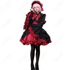 リゼロのラムを上品に魅せるゴシックドレス コスプレ衣装｜映えシルエットと小物充実 - 1枚目の画像（サムネイル）