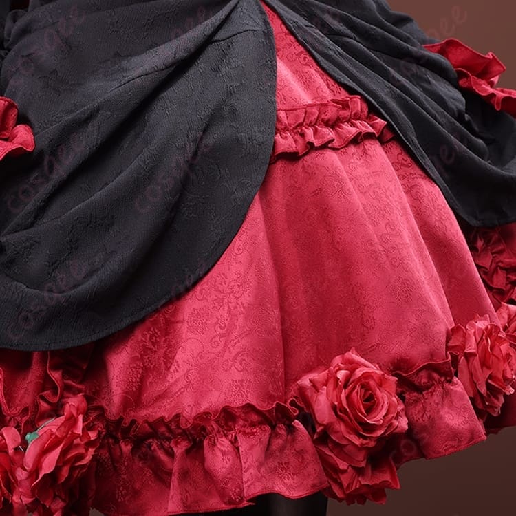 リゼロのラムを上品に魅せるゴシックドレス コスプレ衣装｜映えシルエットと小物充実 - 5枚目の画像