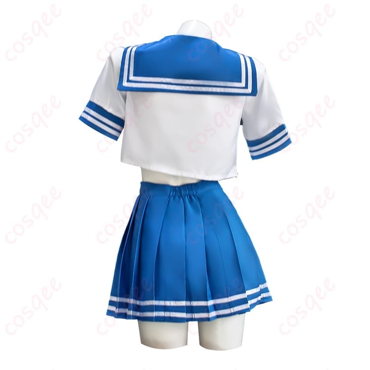 泉こなた 夏服セーラー コスプレ衣装 軽やかで写真映えする学園スタイル - 4枚目の画像