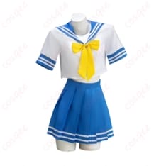 泉こなた 夏服セーラー コスプレ衣装 軽やかで写真映えする学園スタイル - 1枚目の画像（サムネイル）