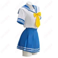 泉こなた 夏服セーラー コスプレ衣装 軽やかで写真映えする学園スタイル - 2枚目の画像（サムネイル）