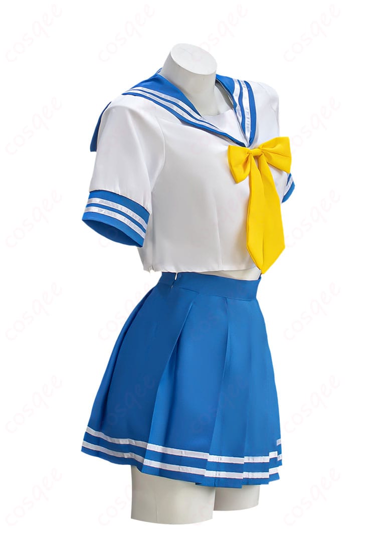 らき☆すた 泉こなた 夏服 コスプレ衣装 セーラー服-3