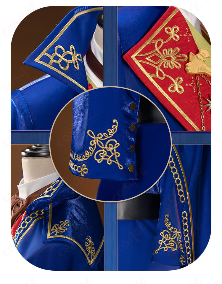 ディズニー ツイステッドワンダーランド ハロウィン フェロー・オネスト プレイフル・ドレス コスプレ衣装-10