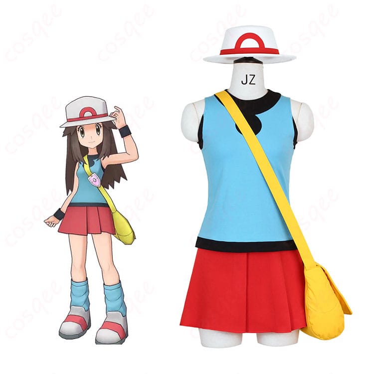 ポケットモンスター ファイアレッド・リーフグリーン リーフ コスプレ衣装-1