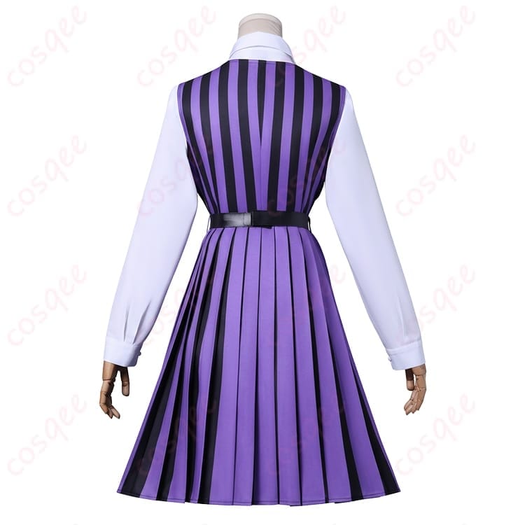 ウェンズデーのイーニッド制服コスプレ一式で明るくポップに決める - 5枚目の画像