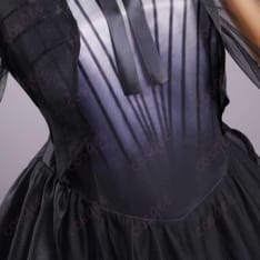 ウェンズデー・アダムス ドレスコーデ一式 コスプレ｜モノトーンで映えるゴシックスタイル - 5枚目の画像（サムネイル）