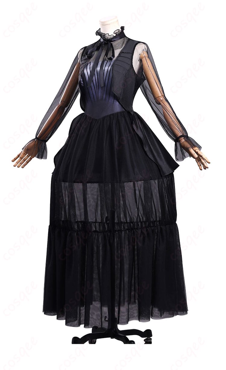 ウェンズデー シーズン2 パート2 ウェンズデー・アダムス ドレス コスプレ衣装-3