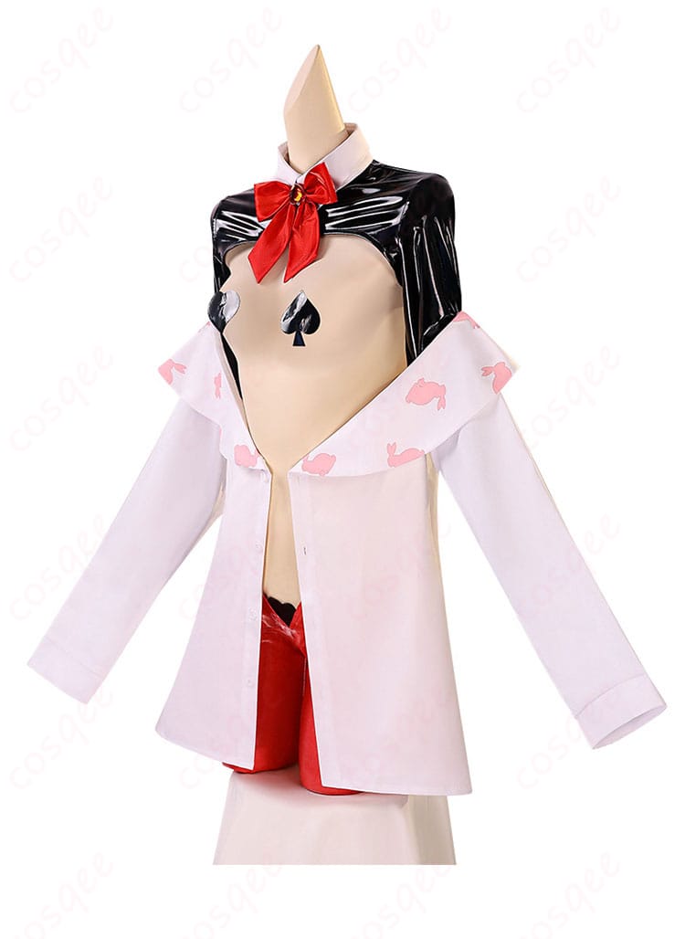 勝利の女神:NIKKE ルージュ:アンラッキーラビット 逆バニー衣装 コスプレ衣装-3