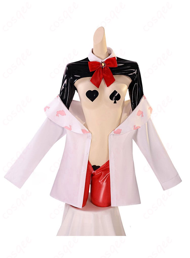 勝利の女神:NIKKE ルージュ:アンラッキーラビット 逆バニー衣装 コスプレ衣装-2
