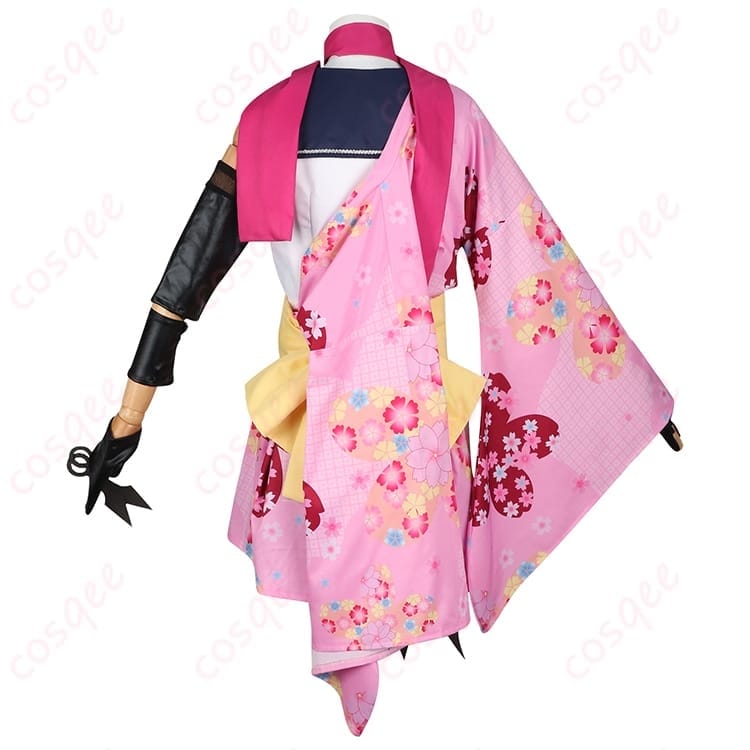 ブルーアーカイブ 久田イズナの忍者風コスプレ一式 小物まで揃って撮影もイベントも映える - 4枚目の画像