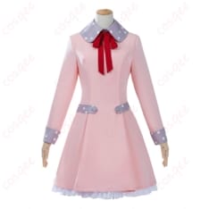 木之本桜のやさしい私服コーデを楽しむ ピンクベージュのワンピコート衣装 - 1枚目の画像（サムネイル）