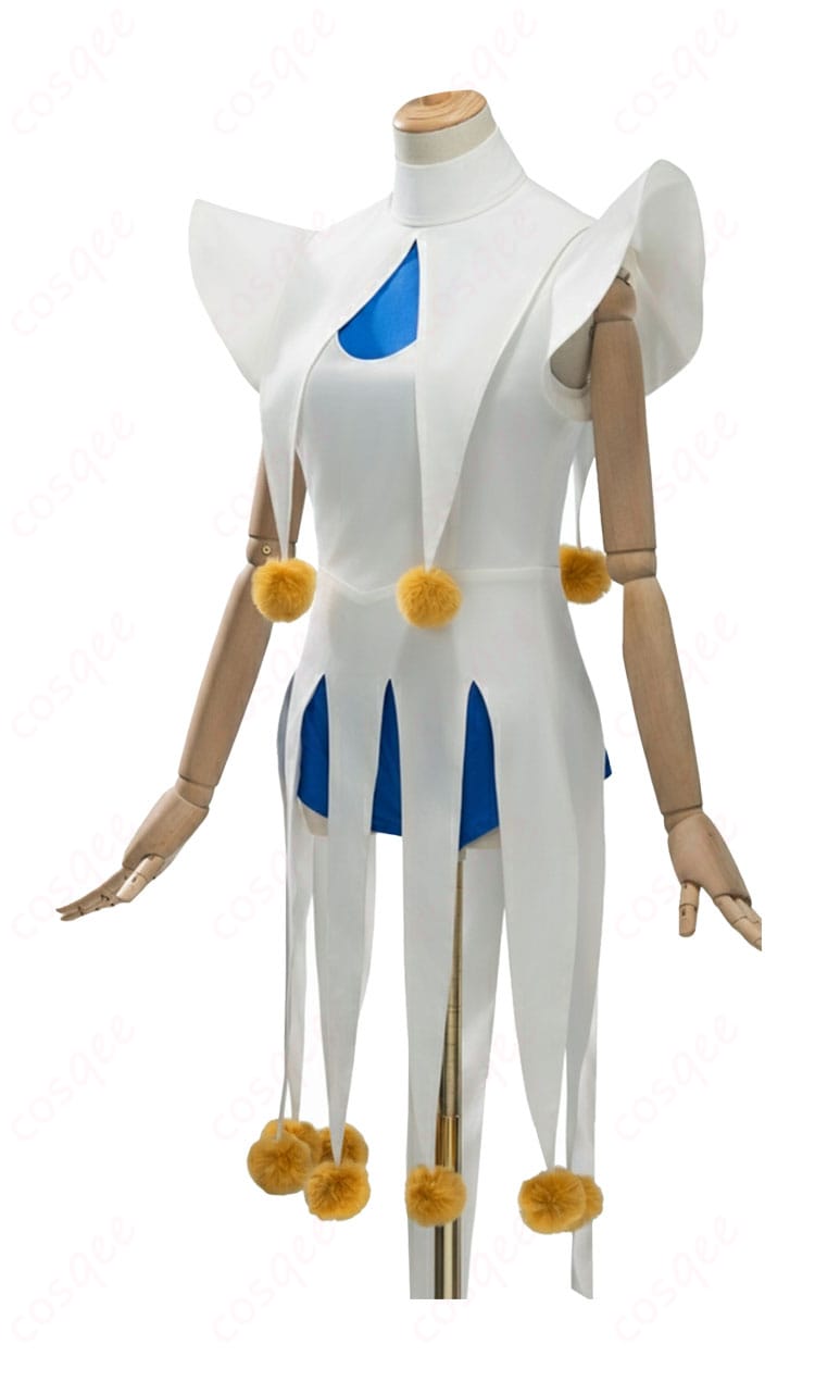 カードキャプターさくら 木之本桜 バトルコスチューム ピエロ風 コスプレ衣装-3