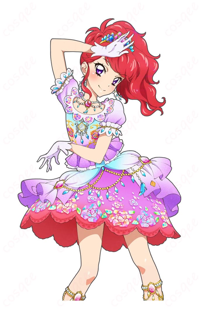 アイカツ!フォトonステージ!! 情熱の赤いバラ 紅林珠璃 コスプレ衣装-2