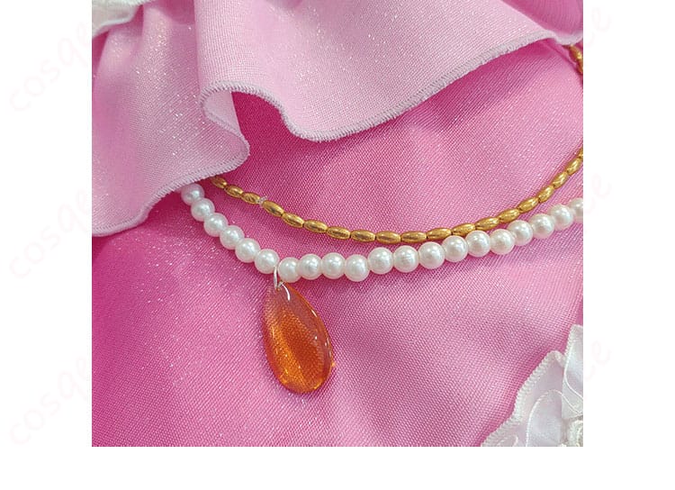 アイカツスターズ! 白鳥ひめ ドリーミングプリンセスコーデ コスプレ衣装-8