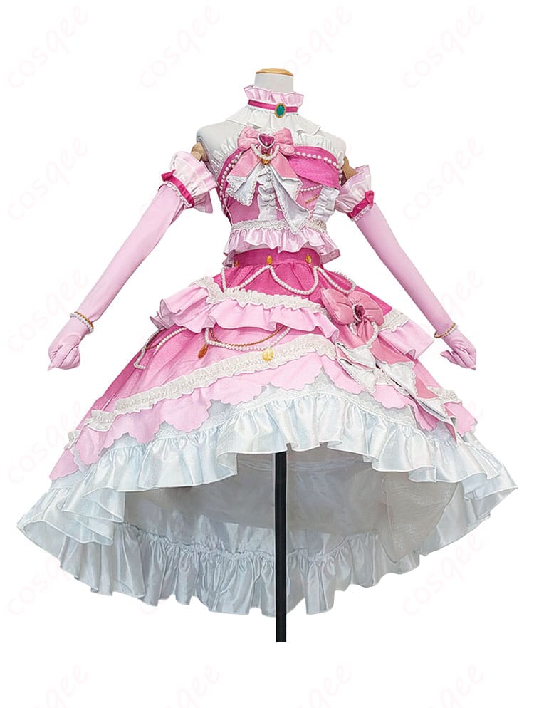 アイカツスターズ! 白鳥ひめ ドリーミングプリンセスコーデ コスプレ衣装-2