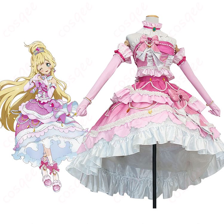 アイカツスターズ! 白鳥ひめ ドリーミングプリンセスコーデ コスプレ衣装-1