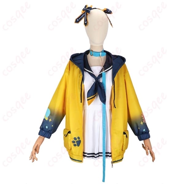 WeatherPlanet 天晴ひなたの爽やかコスプレ衣装 コート×ワンピで配信も撮影も映える