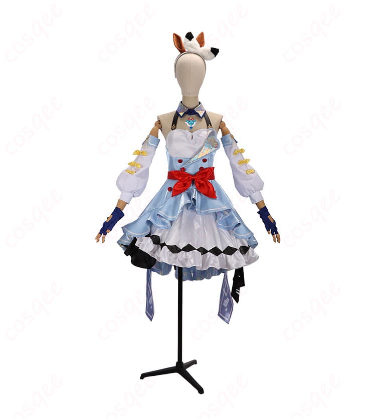 ウマ娘 プリティーダービー アーモンドアイ 勝負服 コスプレ衣装-2