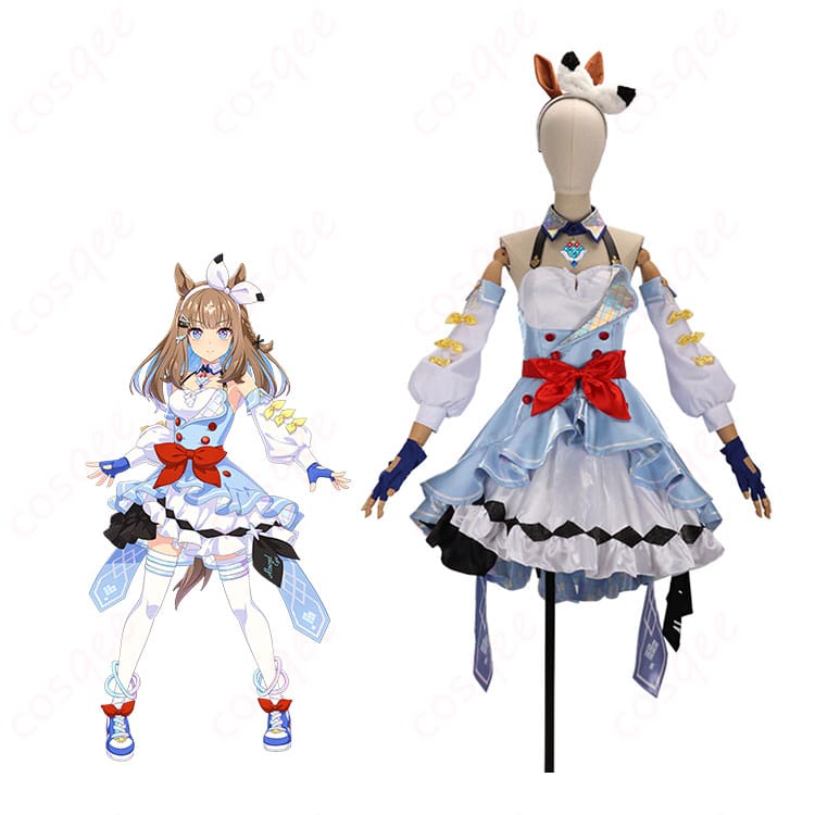 ウマ娘 プリティーダービー アーモンドアイ 勝負服 コスプレ衣装-1