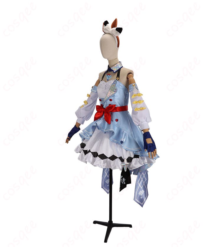 ウマ娘 プリティーダービー アーモンドアイ 勝負服 コスプレ衣装-3