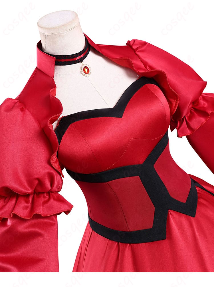 エリスの聖杯 スカーレット・カスティエル コスプレ衣装 ドレス-5