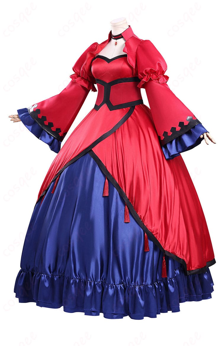 エリスの聖杯 スカーレット・カスティエル コスプレ衣装 ドレス-3