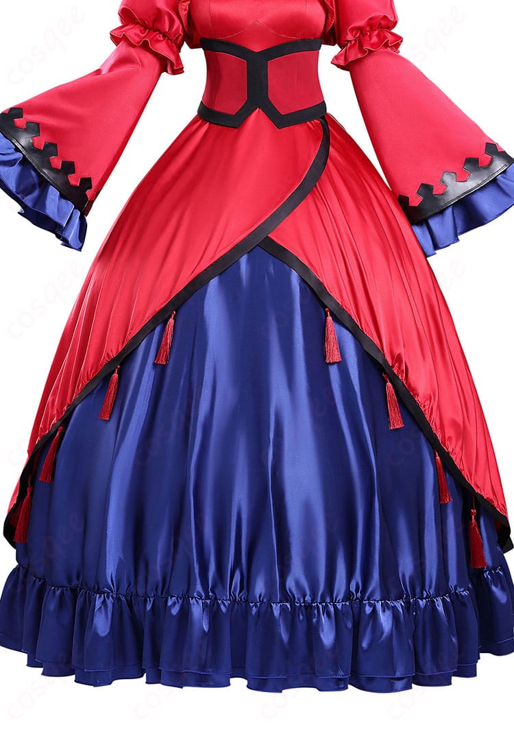 エリスの聖杯 スカーレット・カスティエル コスプレ衣装 ドレス-8
