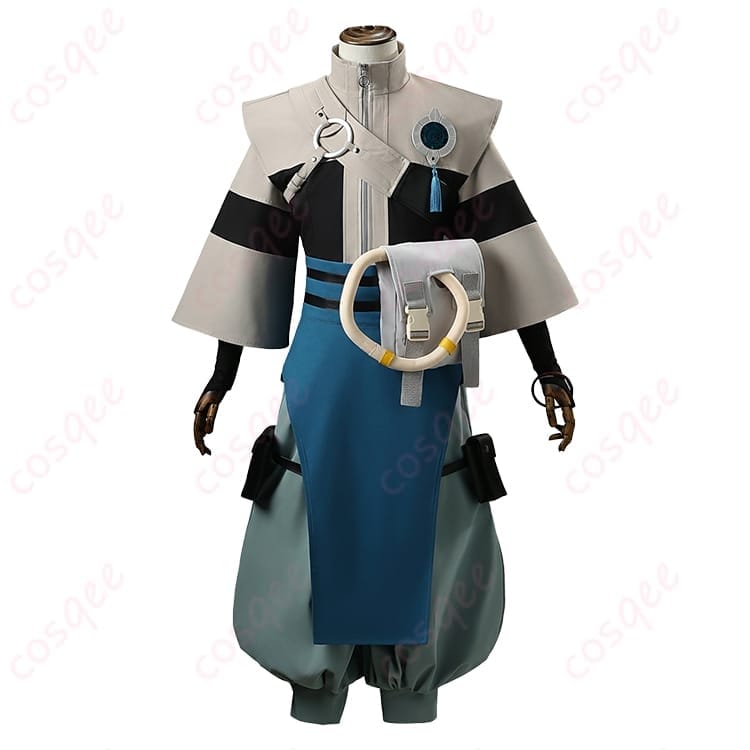 ガチアクタ ザンカ・ニジク コスプレ衣装 刺繍が映えるストリート系レイヤード - 1枚目の画像