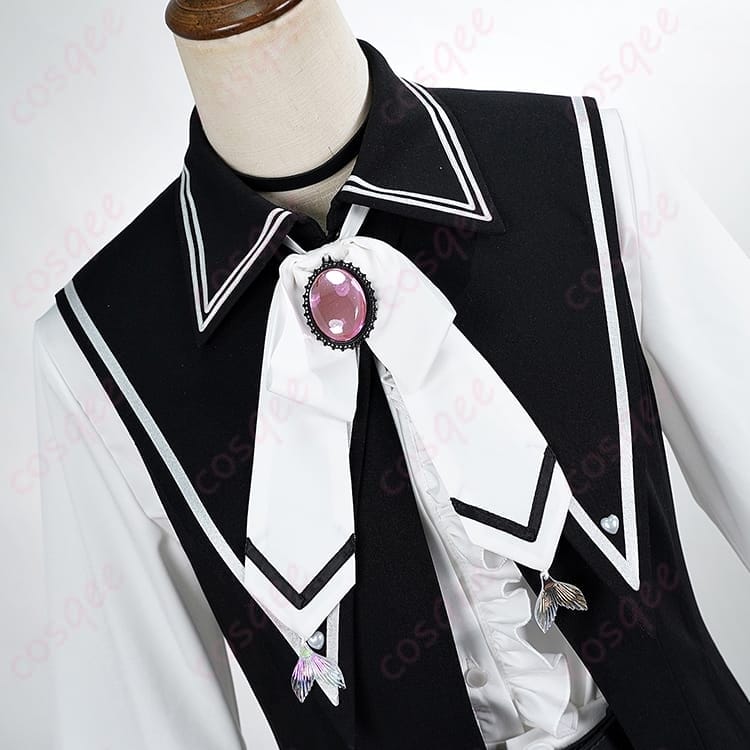 桜羽エマの魔女裁判コスプレ一式 ダークガーリーで写真映えするセット - 5枚目の画像