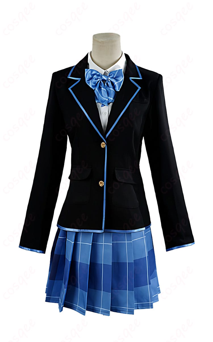 千歳くんはラムネ瓶のなか 柊夕湖 青海陽 コスプレ衣装 制服-2