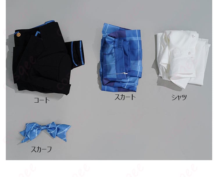 千歳くんはラムネ瓶のなか 柊夕湖 青海陽 コスプレ衣装 制服-7