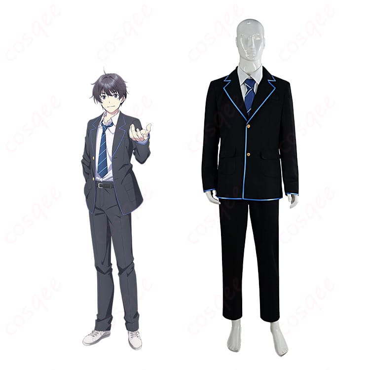 千歳くんはラムネ瓶のなか 千歳朔 コスプレ衣装 制服-1