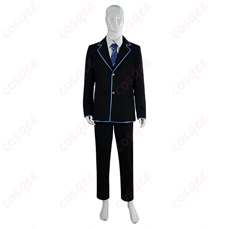 千歳朔の端正な学園トラッド制服コスプレ衣装 S〜XLでスマートに決まる - 1枚目の画像