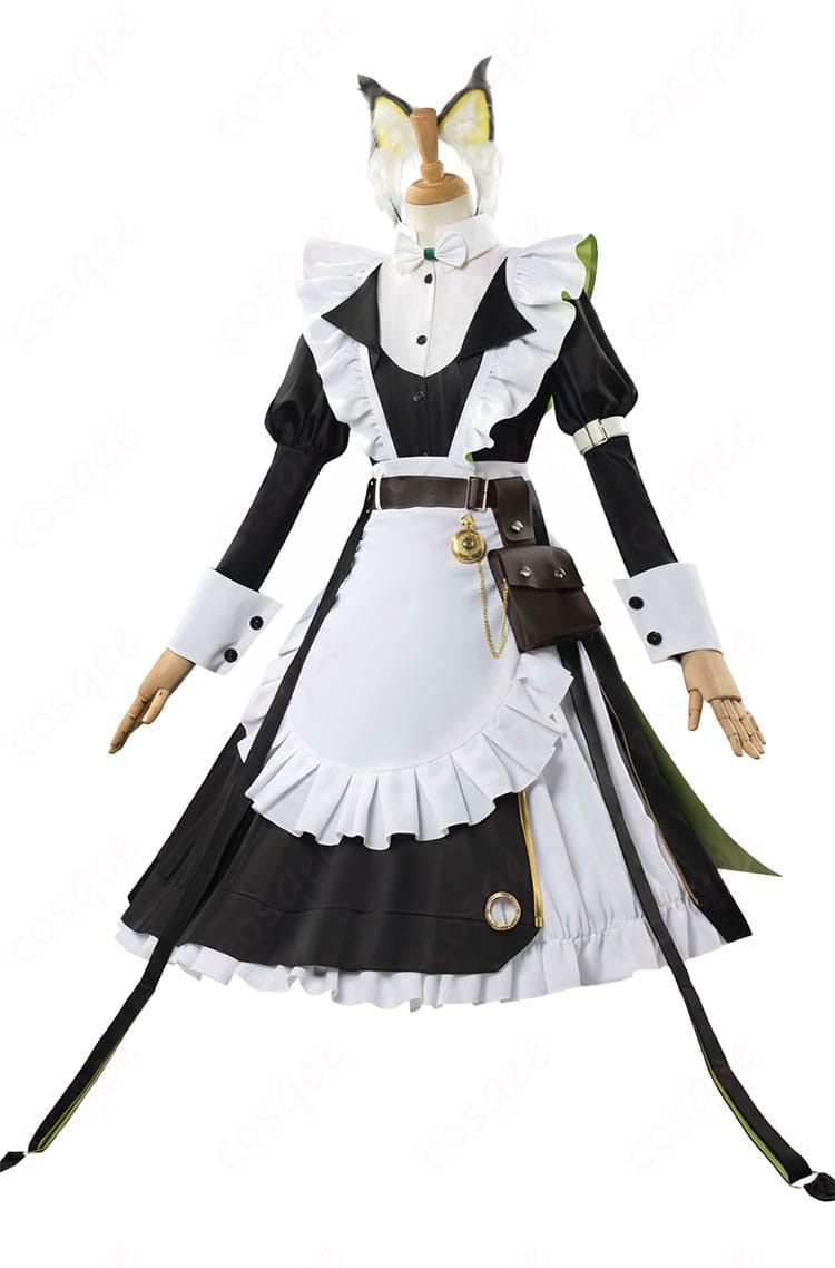 アークナイツ ケルシー 時の足跡 コスプレ衣装 メイド服-3