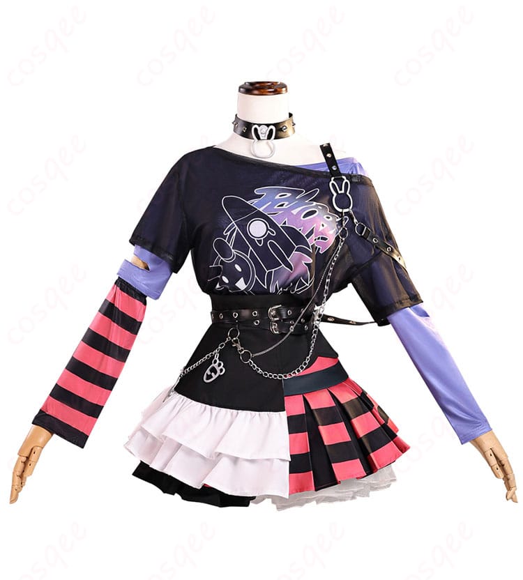 hololive ホロライブ 兎田ぺこら 堕天使パンク衣装 コスプレ衣装-5