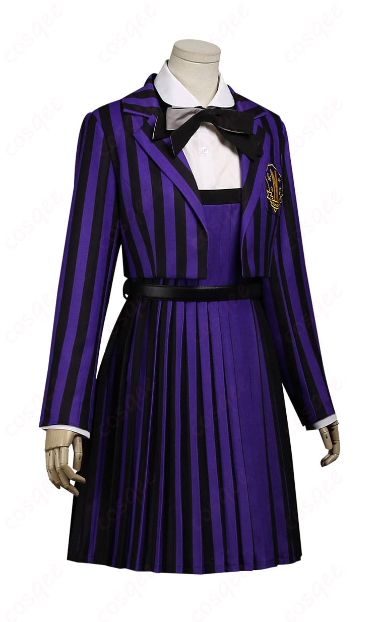 ウェンズデー シーズン2 パート2 イーニッド・シンクレア コスプレ衣装 刺繍 制服-3