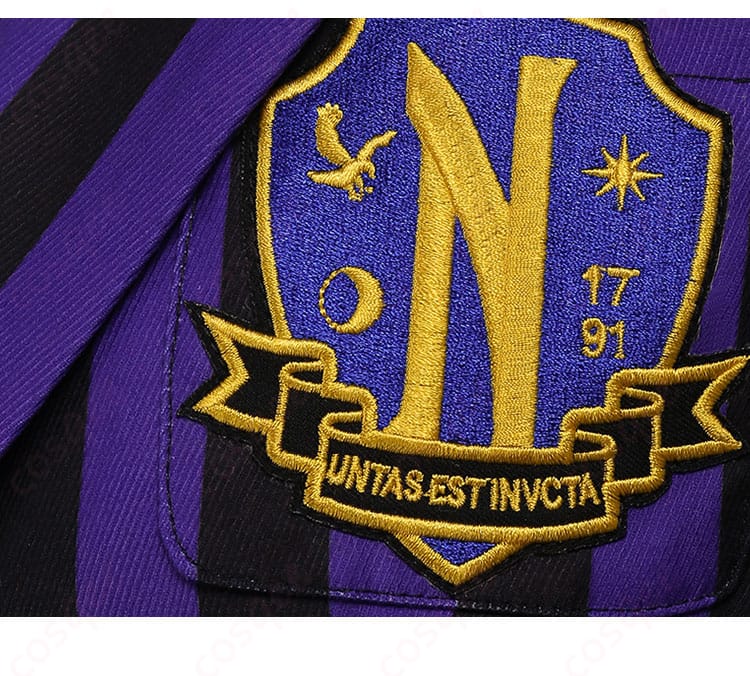 ウェンズデー シーズン2 パート2 イーニッド・シンクレア コスプレ衣装 刺繍 制服-5