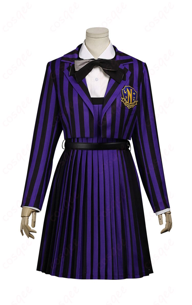 ウェンズデー シーズン2 パート2 イーニッド・シンクレア コスプレ衣装 刺繍 制服-2