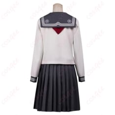 深水雛子のホワイトセーラー制服コスプレ 清楚感と儚さをまとう学園スタイル - 2枚目の画像（サムネイル）