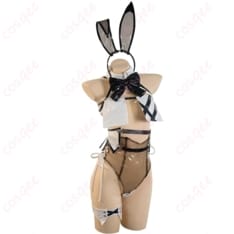 ベイ ラディアントラビット風コスプレ衣装 うさ耳付きで軽快に映える一着 - 1枚目の画像（サムネイル）