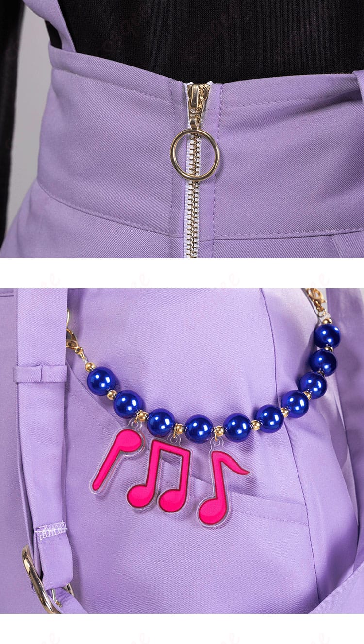 プロジェクトセカイ × たまごっちコラボ メロディっち 白石杏 コスプレ衣装-7