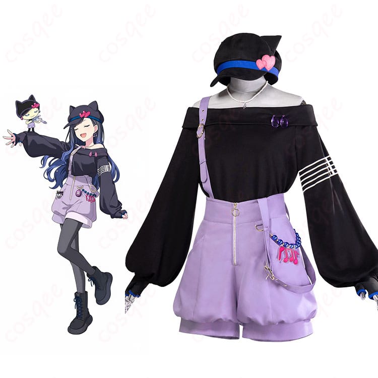 プロジェクトセカイ × たまごっちコラボ メロディっち 白石杏 コスプレ衣装-1