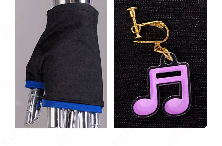 プロジェクトセカイ × たまごっちコラボ メロディっち 白石杏 コスプレ衣装-9