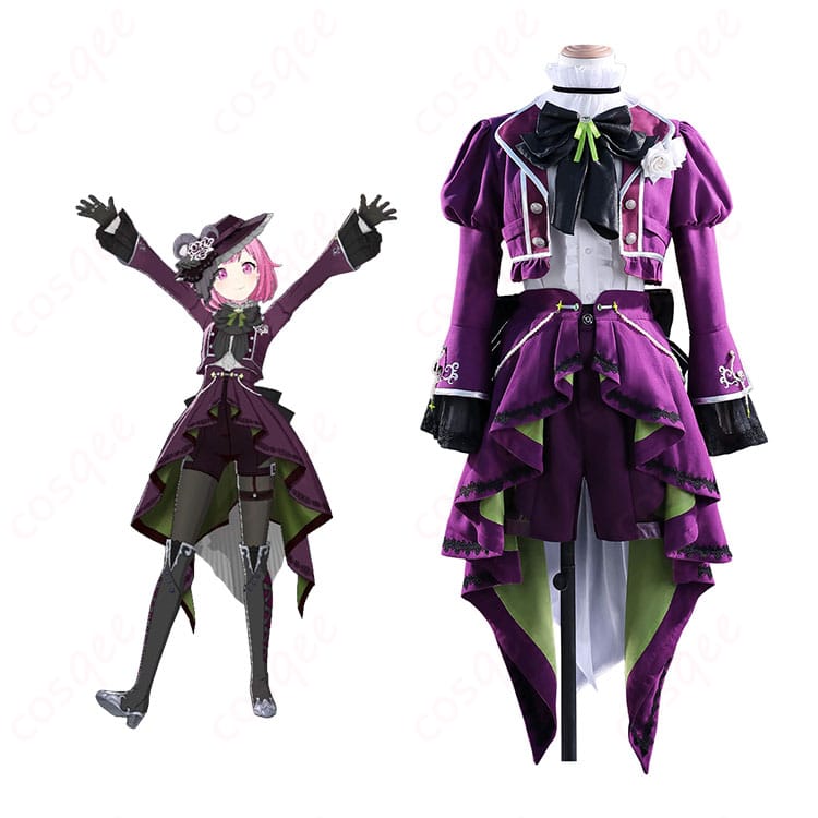 プロジェクトセカイ カラフルステージ! feat. 初音ミク 凛と、未来を語って 鳳えむ クラージュ・オートクチュール コスプレ衣装-1