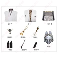 サイレントヒルf 常喜寿幸 狐面の男 コスプレ衣装 ダークな和装ミックスで写真映え - 5枚目の画像（サムネイル）