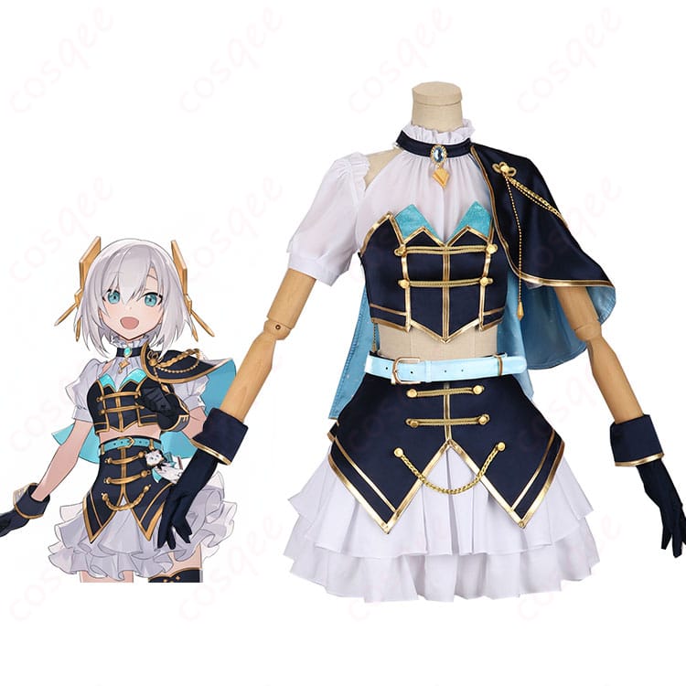 アルス・アルマル『7th Anniversary LIVE OVERTURE』コスプレ衣装の人物着用と全体像。ライブ衣装の雰囲気を高再現したステージ向けデザイン。