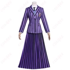 ウェンズデー・アダムス ネヴァーモア学園制服 高再現フルセット｜軽やかで動きやすく撮影に最適 - 1枚目の画像（サムネイル）